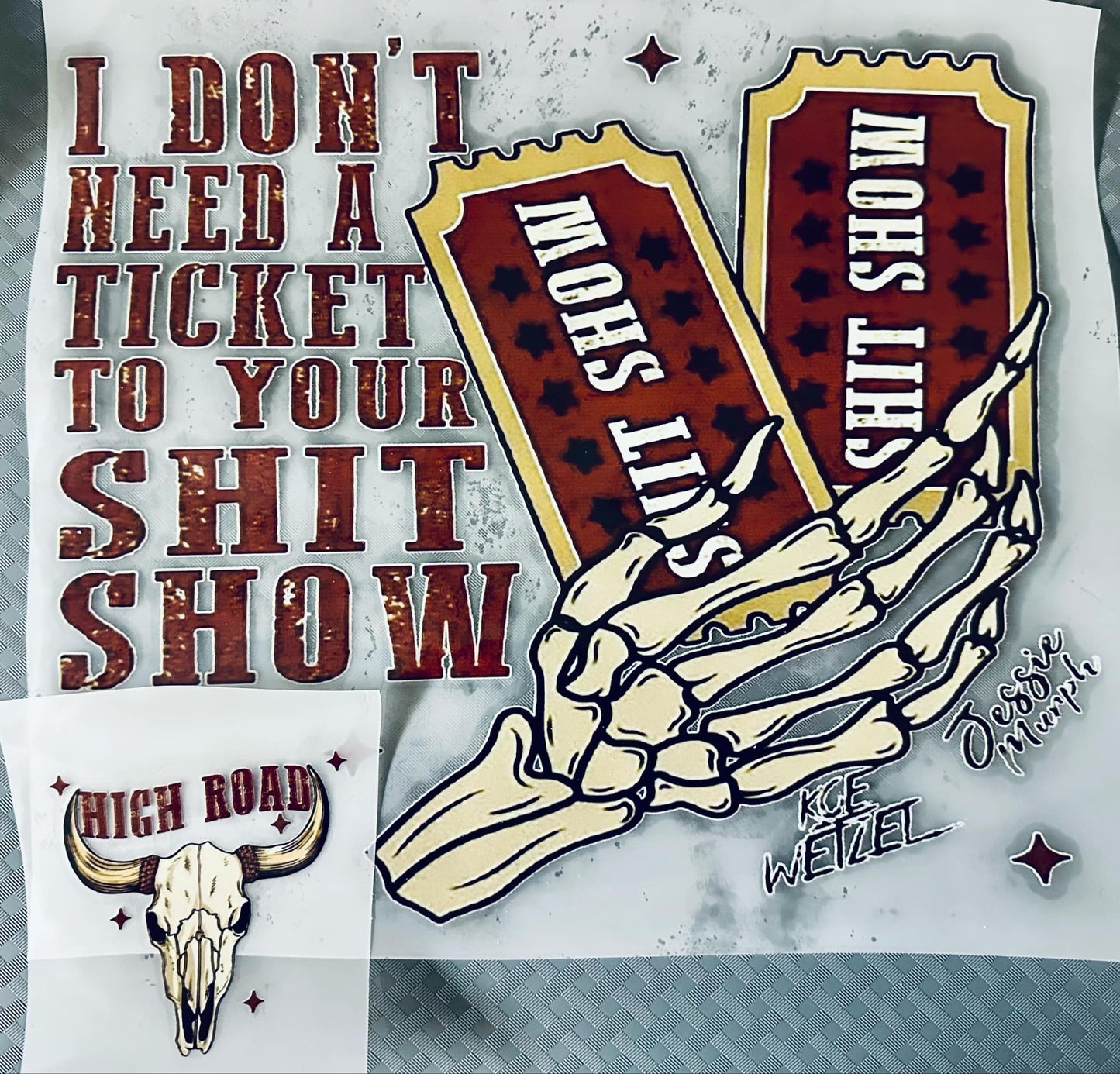 Don't Need A DTF print