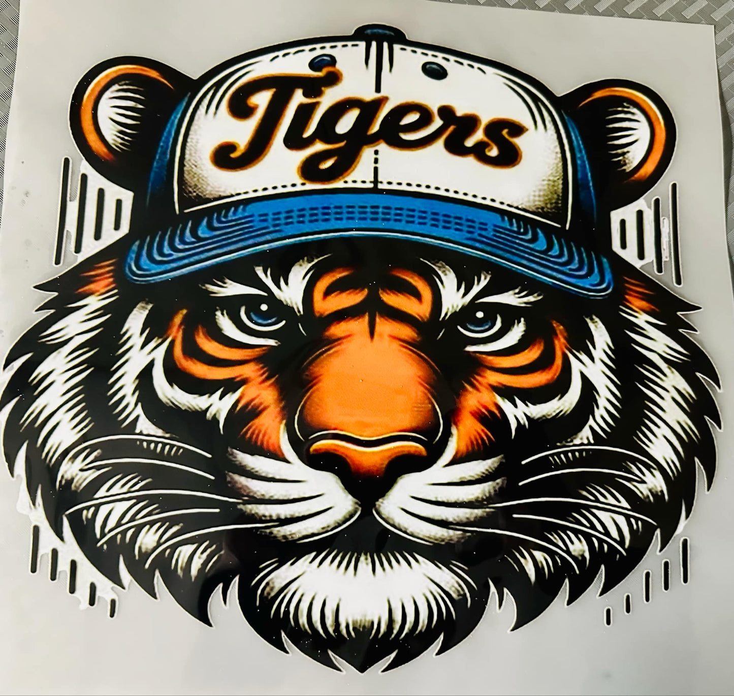Tiger Head DTF print