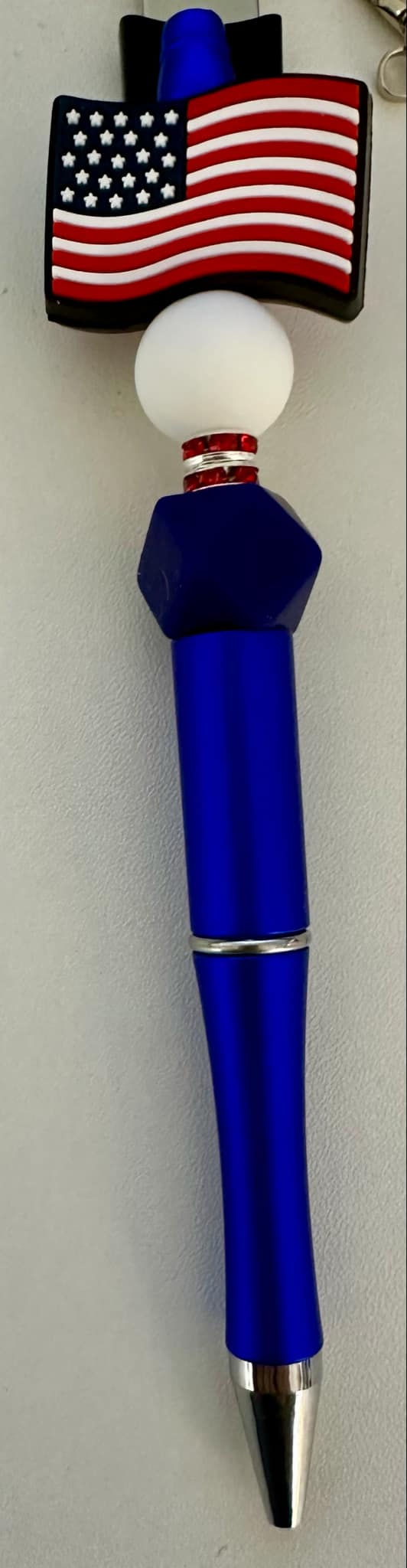 "American" Silicone Beaded Pen