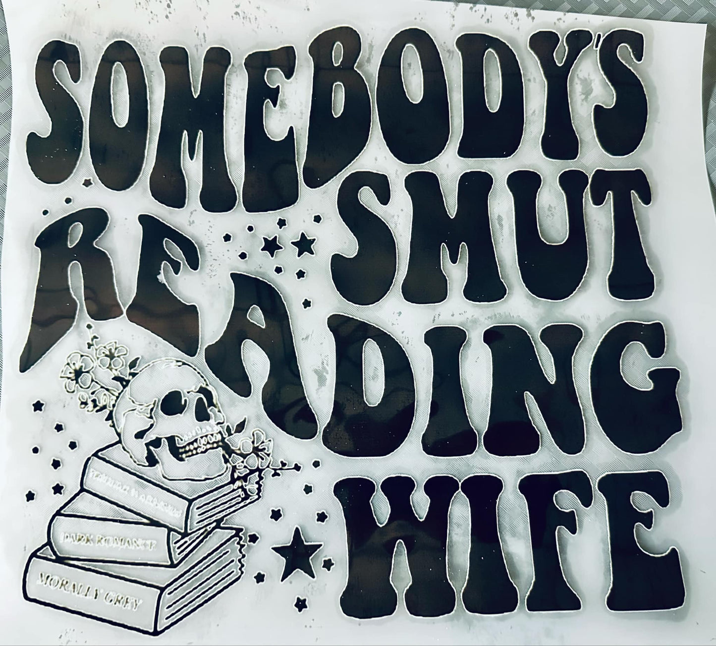 Smut Reading DTF Print