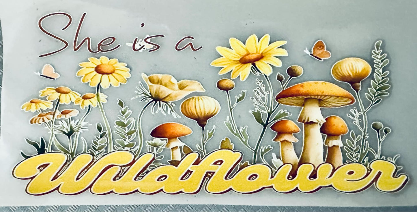 Wildflower DTF print