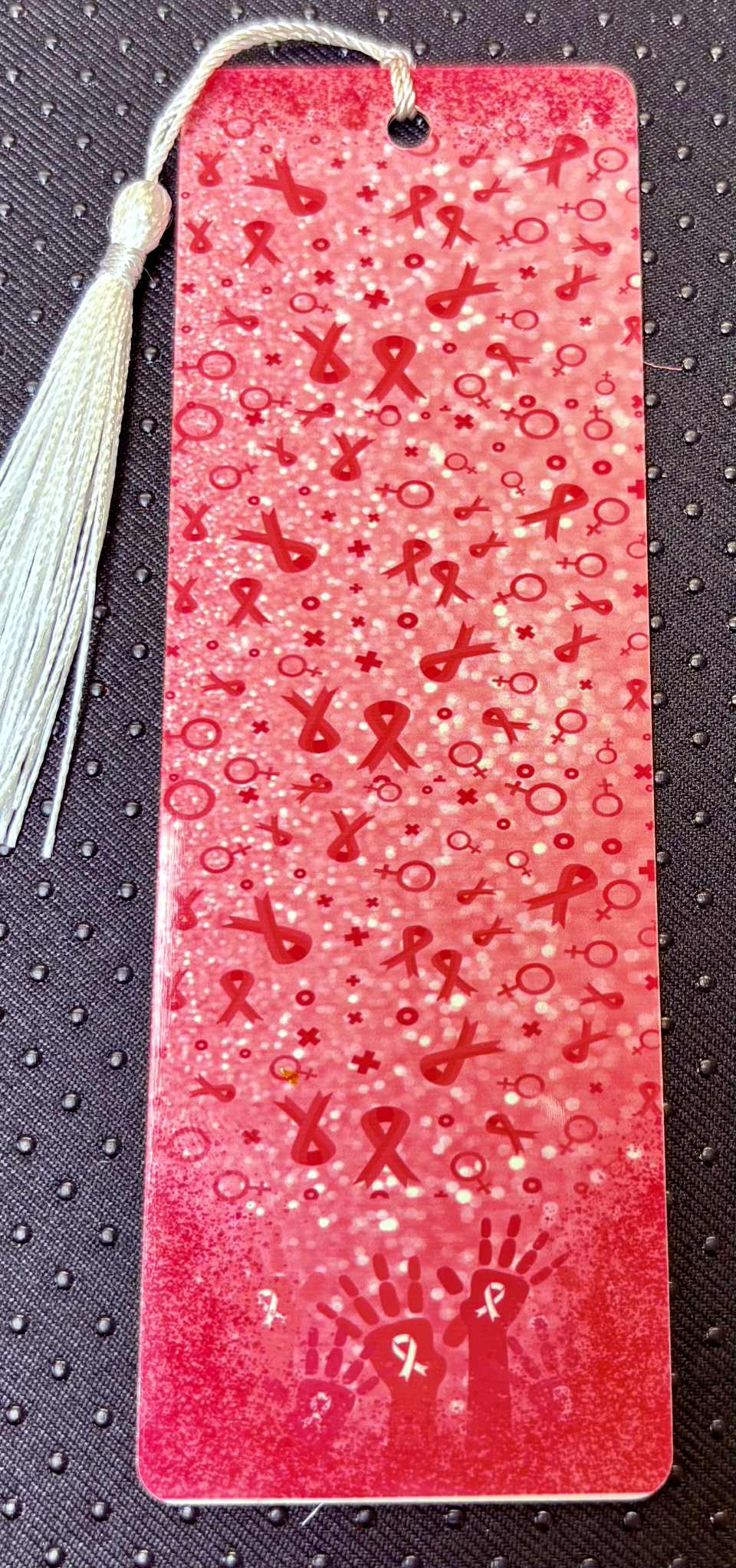 Breast Cancer Metal Book Mark