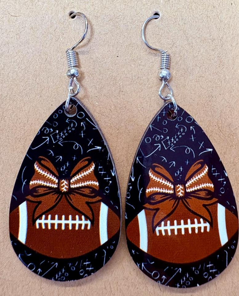 Football Earrings