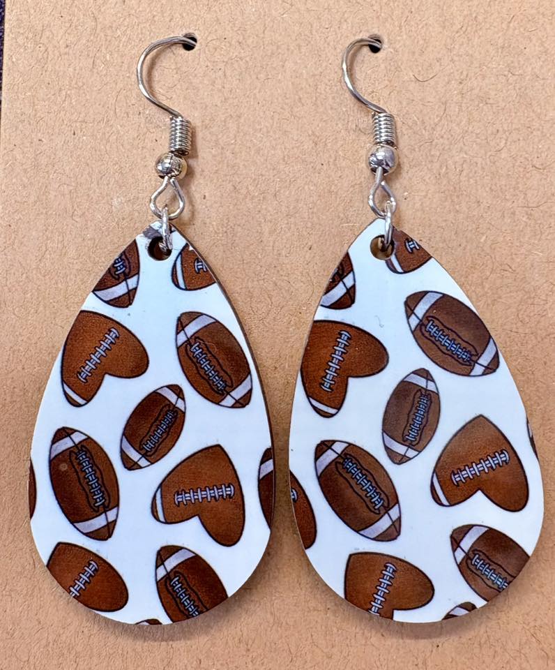 Footballs Earring