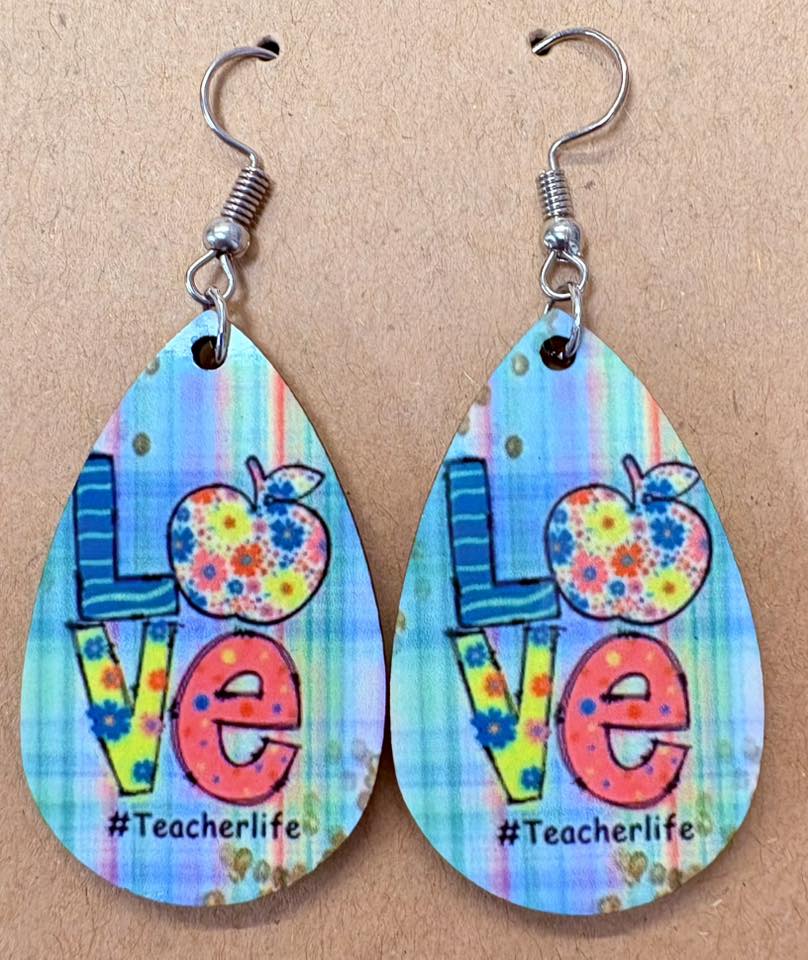 Teacher Life Earrings