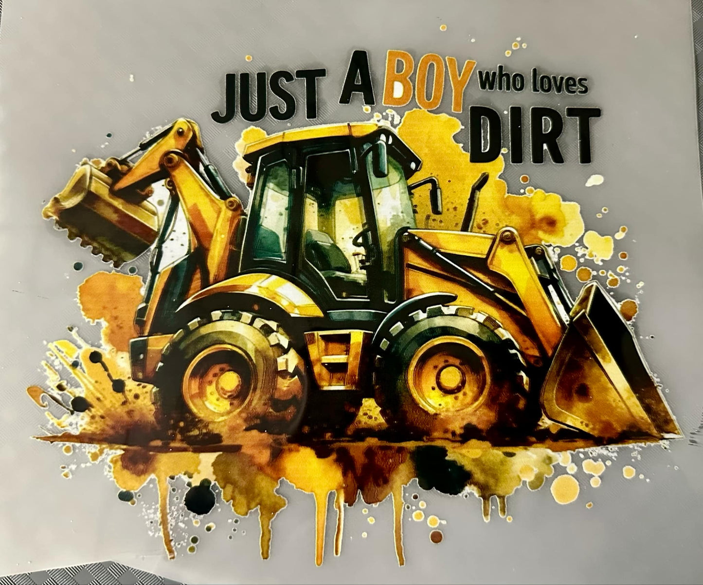 Just a Boy DTF print