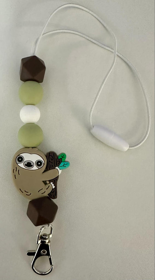 "Sloth" Reusable Rearview Car Freshie Hanger