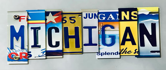 Michigan Plate DTF print