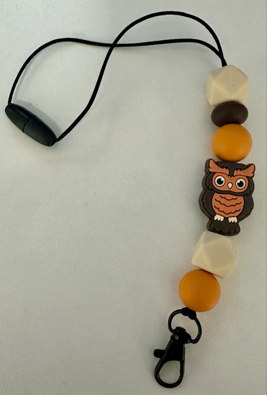 "Owl" Reusable Rearview Car Freshie Hanger
