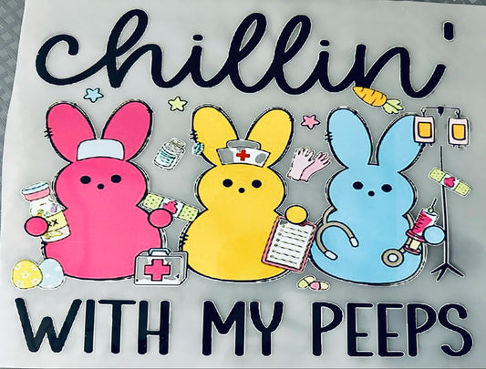 Chillin DTF print