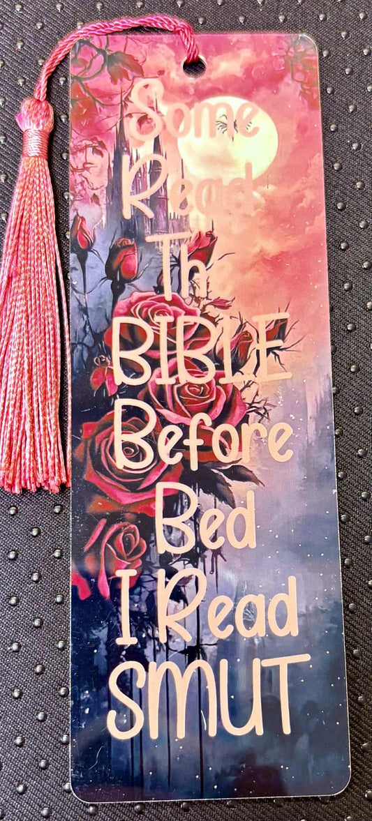 I Read Metal Bookmark