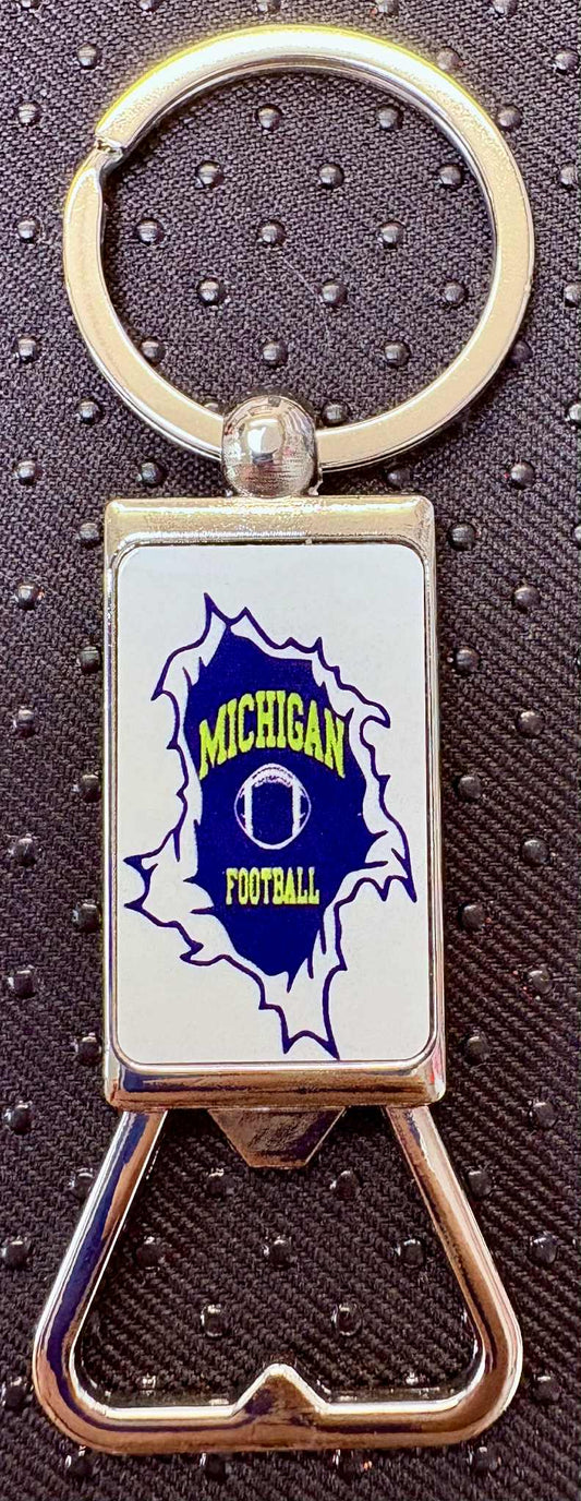 M-Football Keychain Bottle Opener