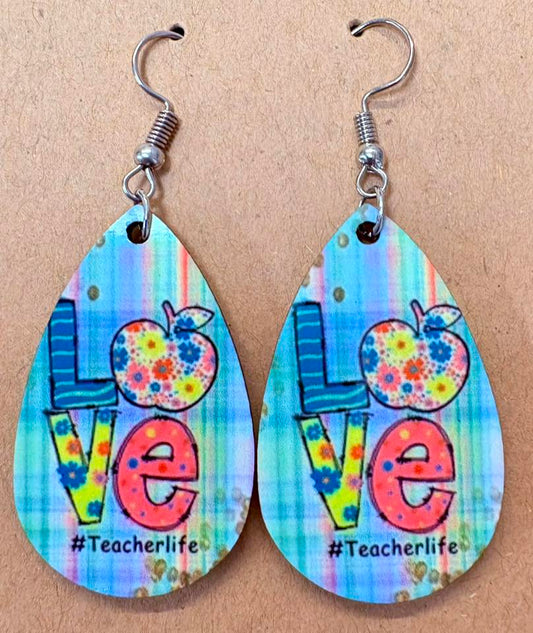 Teacher Life Earrings