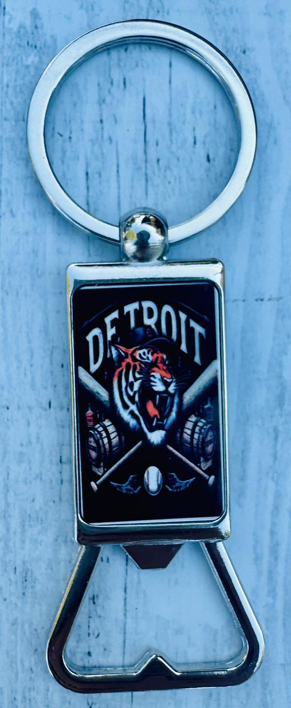 Tiger Keychain Bottle Opener