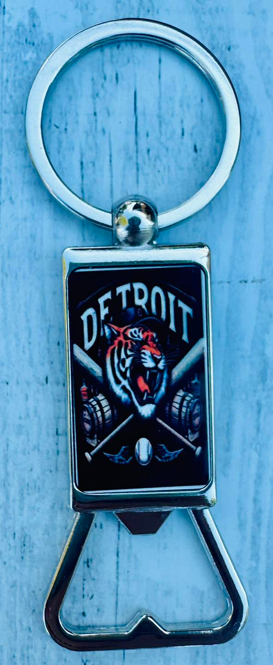 Tiger Keychain Bottle Opener
