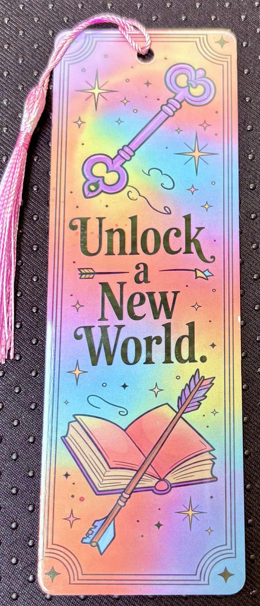 Unlock Metal Bookmark