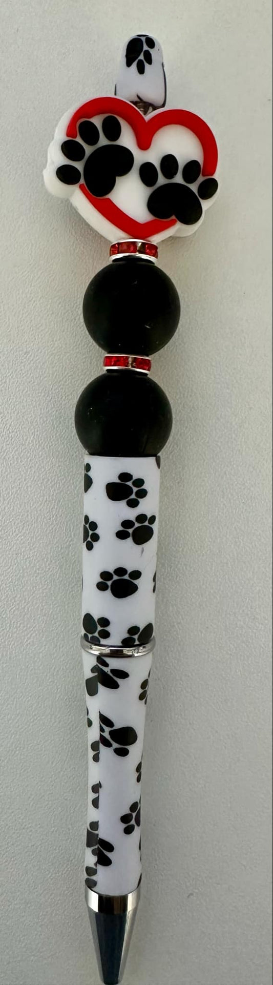 "Paws" Silicone Beaded Pen