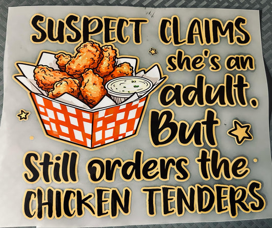 Chicken Tender DTF Print
