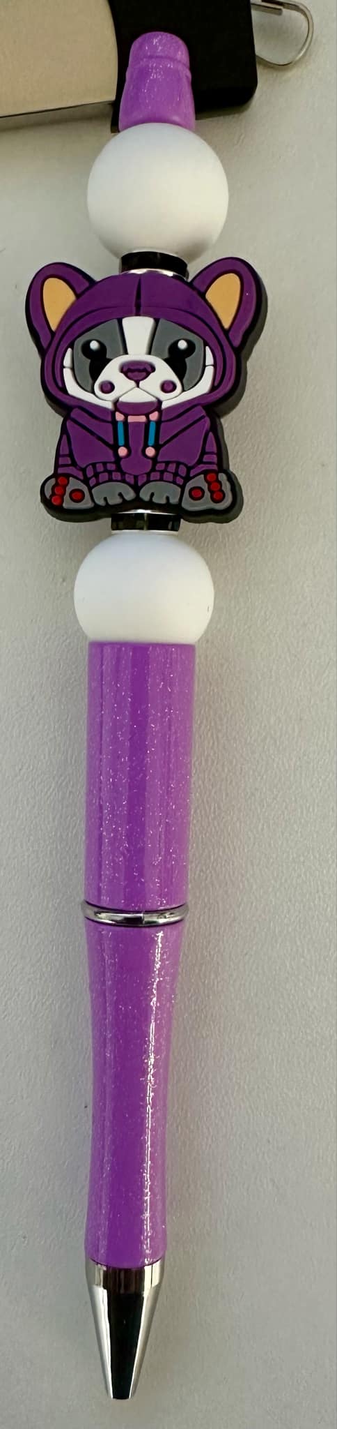 "Pooch" Silicone Beaded Pen